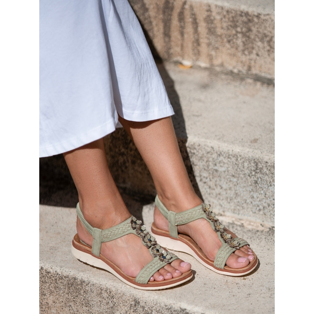 Lunar Sandal Clementine JLH575GN GREEN