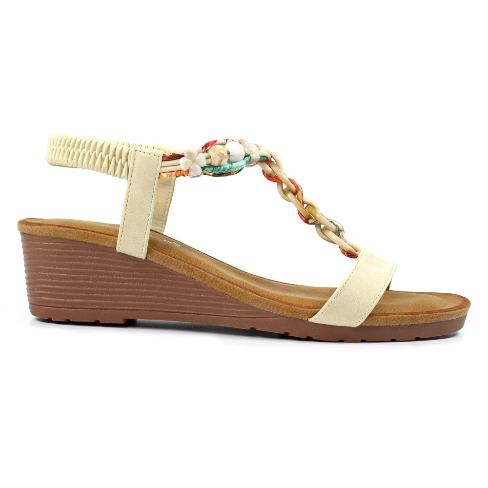 Lunar Sandal Clemont JLH520BG BEIGE