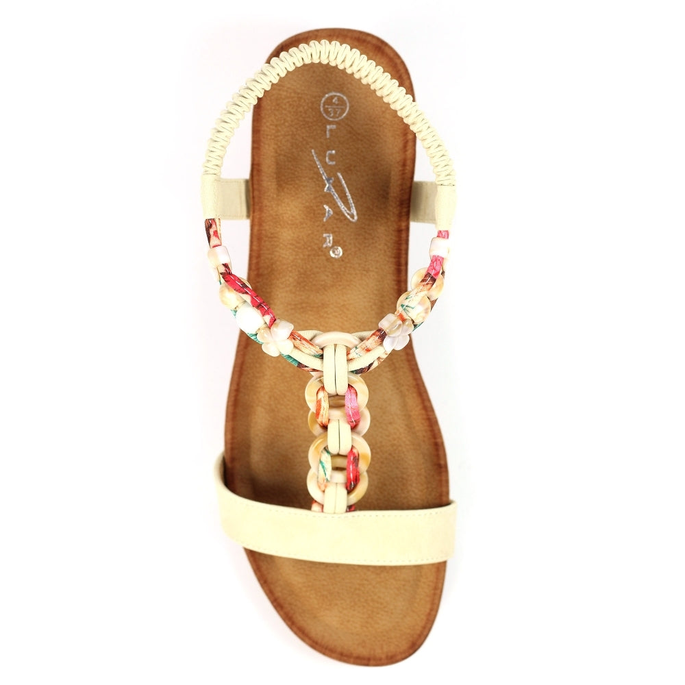Lunar Sandal Clemont JLH520BG BEIGE