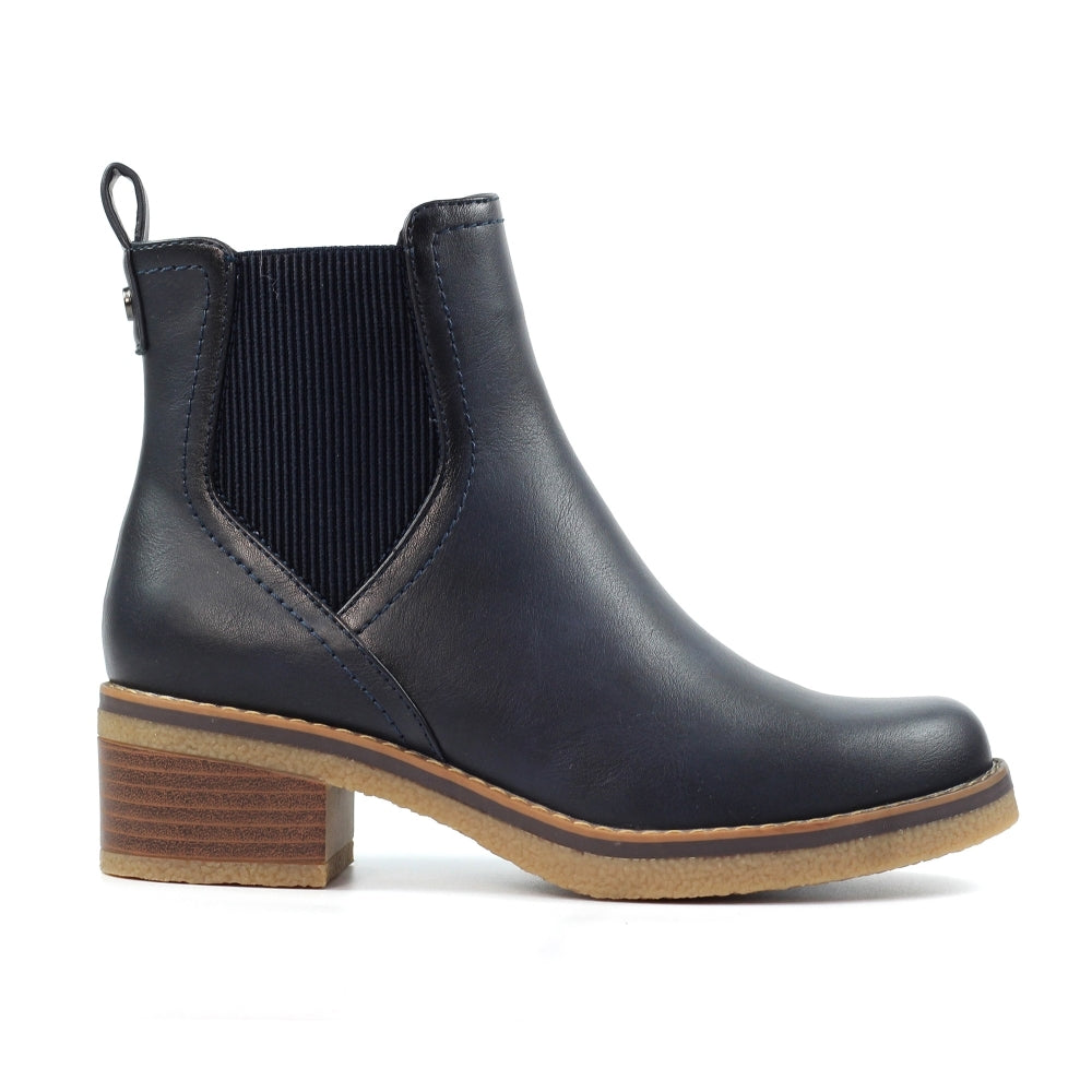 lunar Conrad NAVY Chelsea Ankle Boot