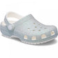 Crocs 210986 SILVER GLITZ 210986-100 Classic Clog