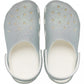 Crocs 210986 SILVER GLITZ 210986-100 Classic Clog