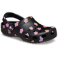 Crocs Classic Flower Clog BLACK 212670-001
