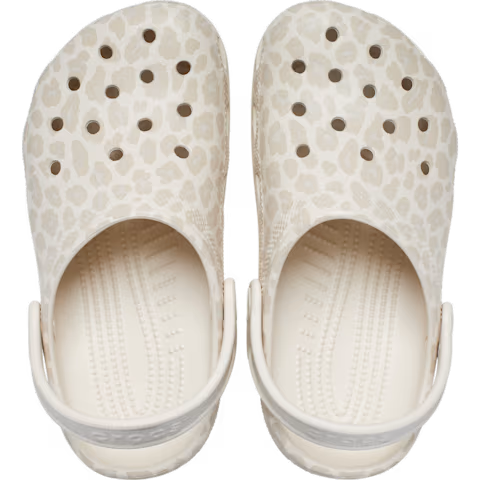 Crocs Classic Beige Animal Print LEOPARD Clog 212933-0RH