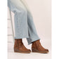 Lunar Cruz TAN Wedge Ankle Boot