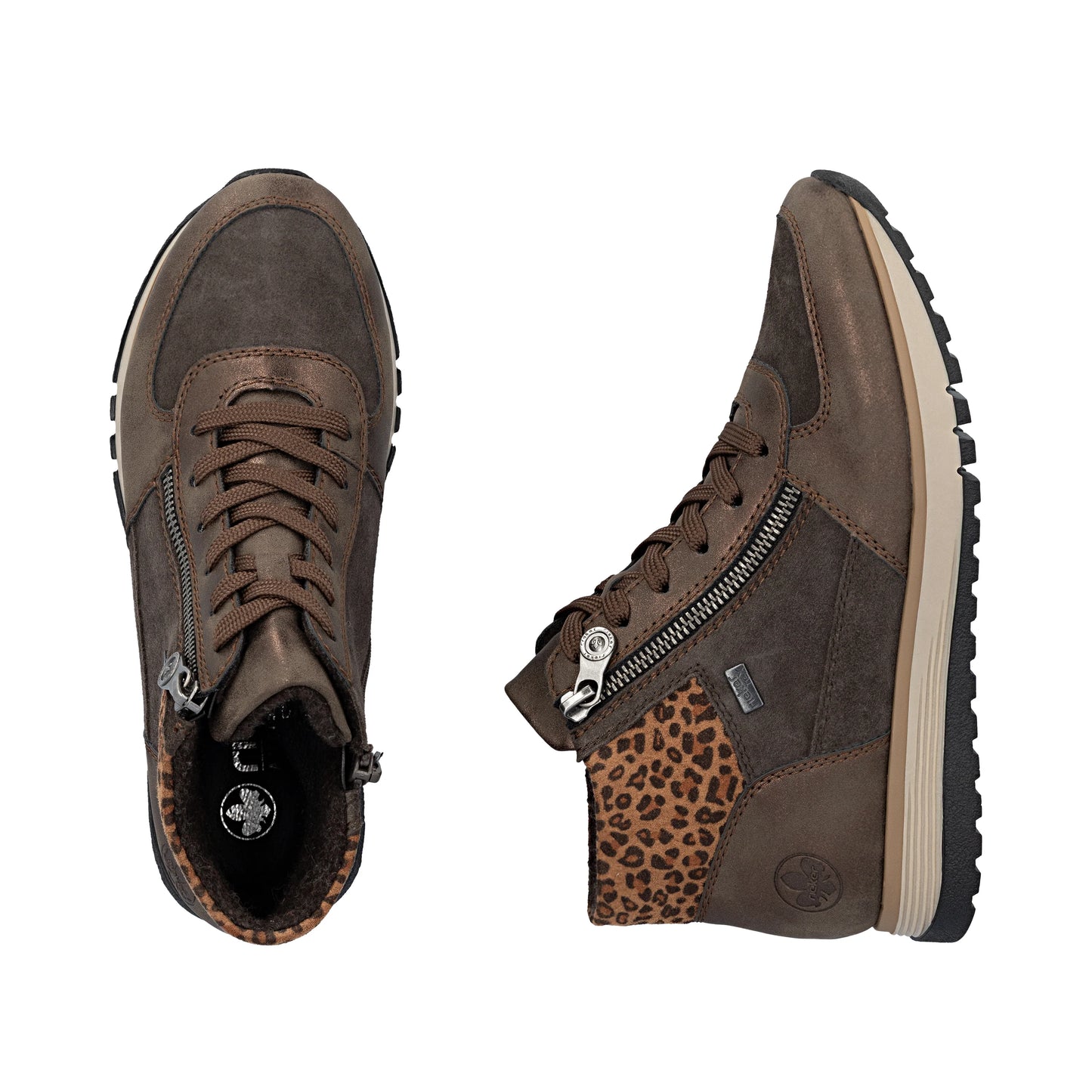 Rieker 49040 BROWN Trainer Style Ankle Boot 49040-24