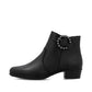 Rieker Y0797 BLACK Leather Zip Ankle Boot Y0797-00