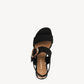 Marco Tozzi 28202-44 BLACK Block Heel Touch Fastening Shoe  28202-44