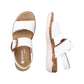 Remonte R6853 WHITE Wide Fitting Twin Adjustable Strap Sandal R6853-80