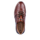 Rieker B2112 BROWN Leather Lace Shoe With Zip  B2112-25