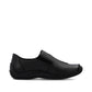 Rieker L1777 BLACK Soft Leather Lightweight Slip On Shoe L1777-00