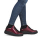 Rieker W2601 RED Patent Leather Low Top Sneakers W2601-35