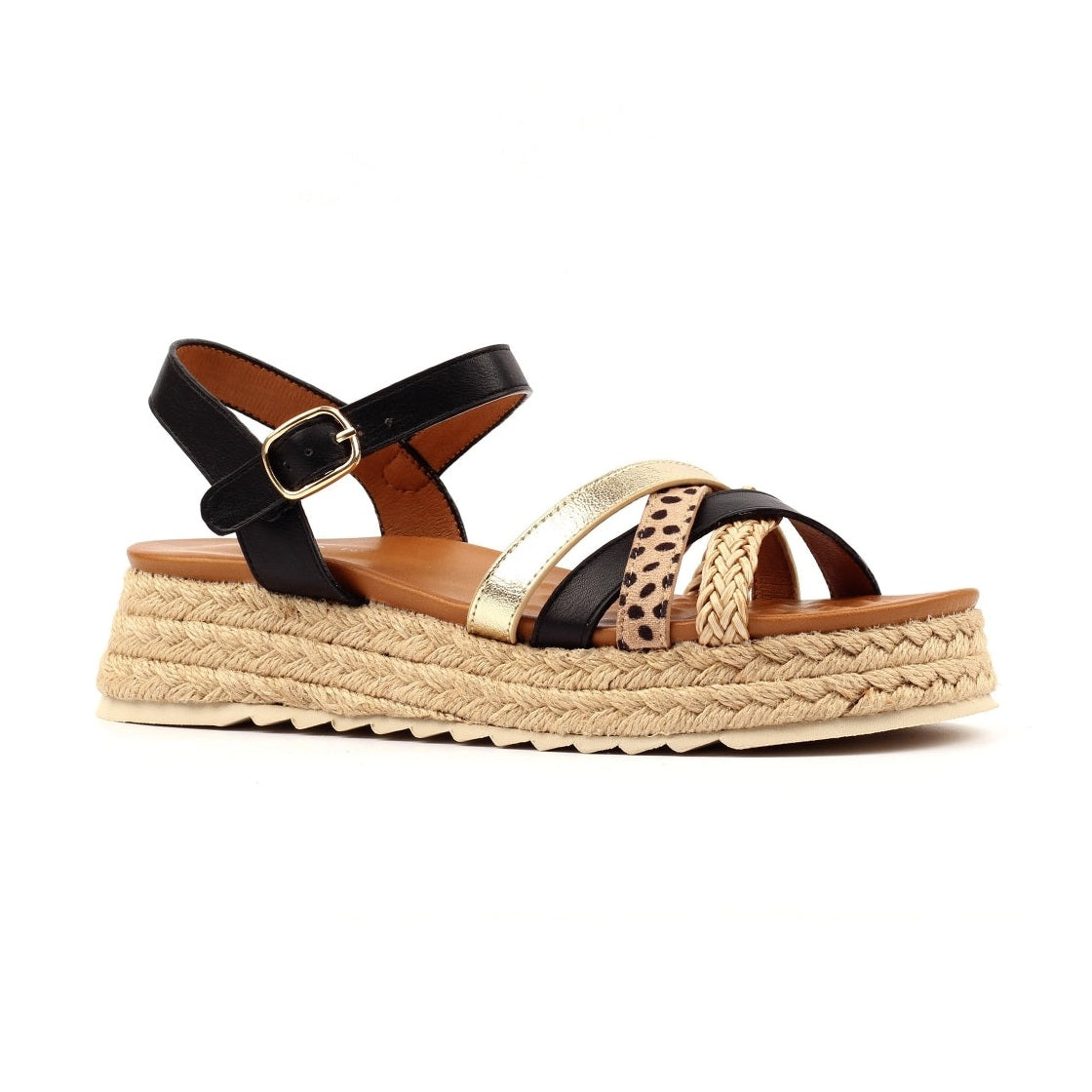 Lunar Sandal Flick JLH602BB BLACK