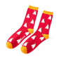 Mr Heron Quality Bamboo Socks Fox Terrier RED MH115