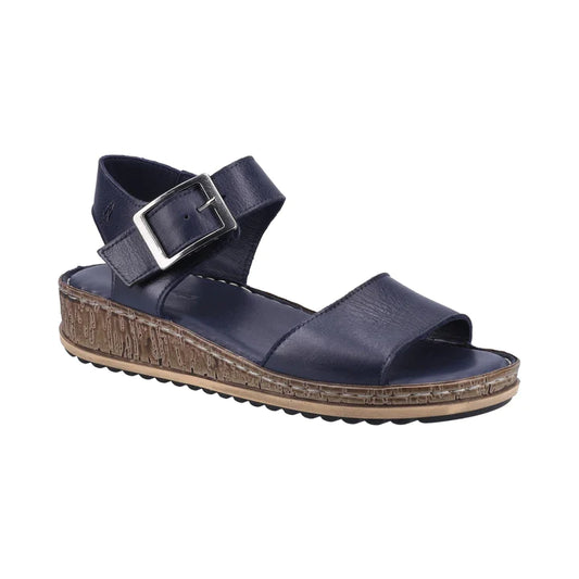 Hush Puppies Ellie NAVY Wedge Sandal