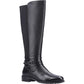 Hush Puppies Vanessa Black Leather Long Leg Boot