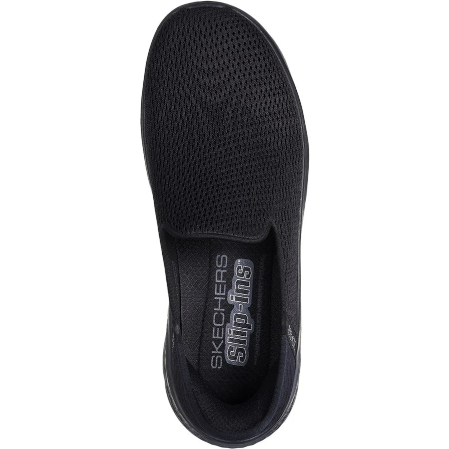 Skechers Slip-Ins 124641 BLACK  Slip On Trainer 124641bbk