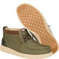 Hey Dude Wally Mid Grip OLIVE Waxed Canvas Boot