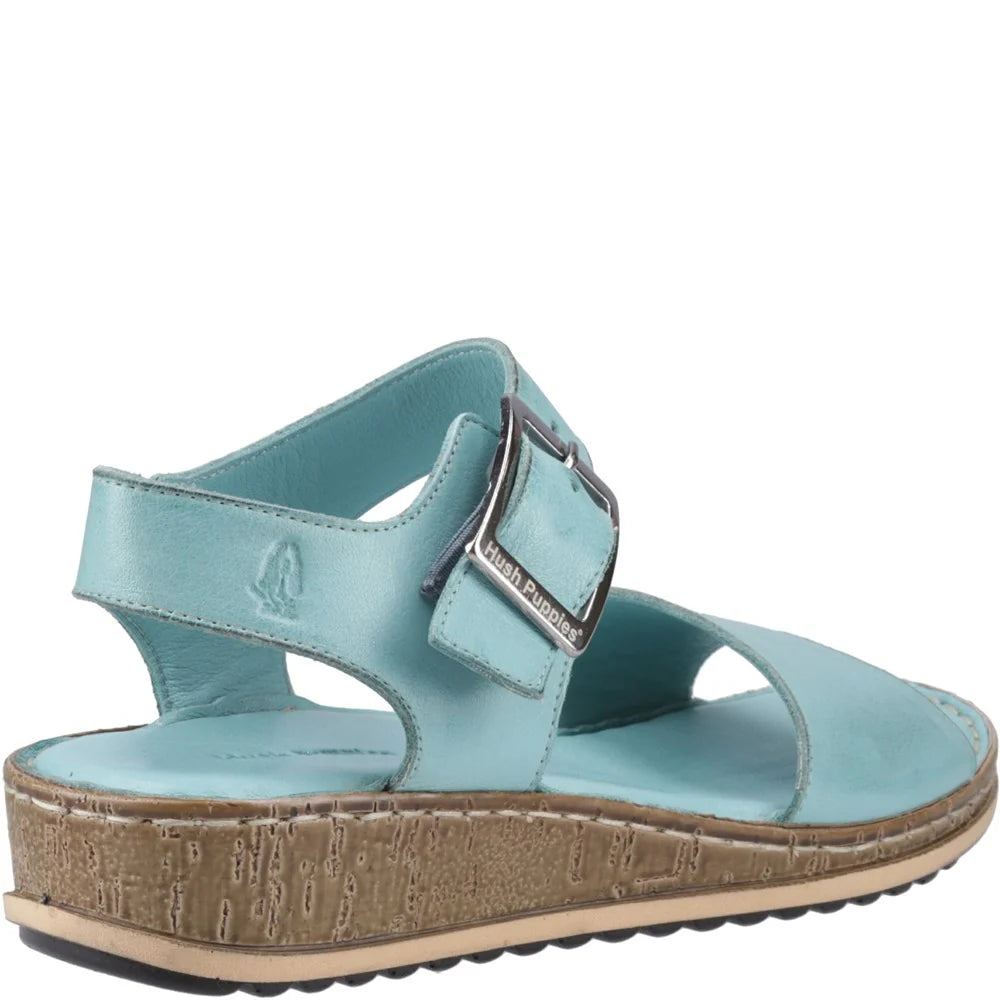 Hush Puppies Ellie AQUA Soft Leather Sandal