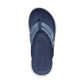 Hey Dude Finn Braided NAVY Padded Insole Mule Toe Post sandal