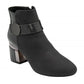Lotus Kirsty GREY Smart Block Heel Zip Ankle Boot