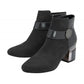 Lotus Kirsty GREY Smart Block Heel Zip Ankle Boot