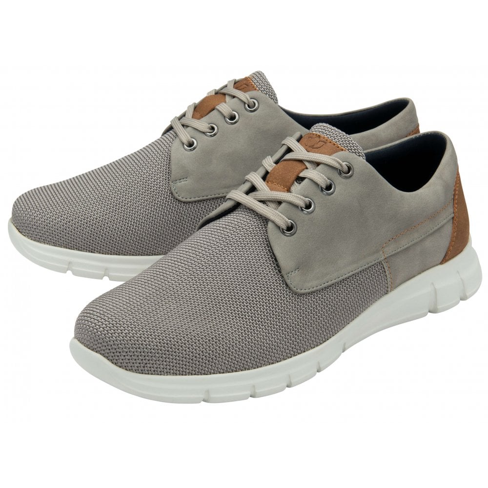 Lotus Mens Arezzo Grey Casual Trainer Shoe Ums125