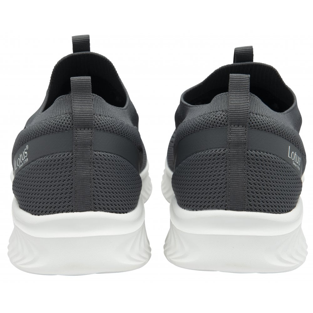 Lotus Cadiz Mens GREY Slip On TRAINER
