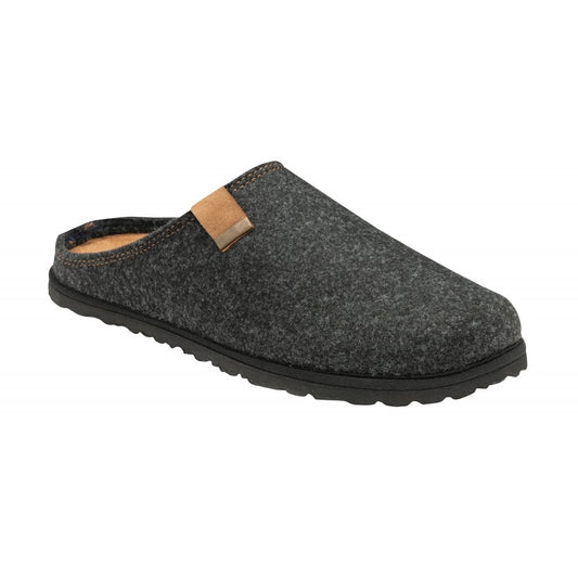 Lotus Sidney GREY Mule Slipper with Leather Insole