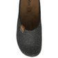 Lotus Sidney GREY Mule Slipper with Leather Insole