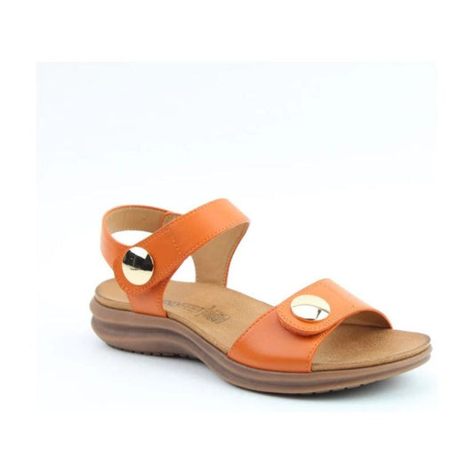 Heavenly Feet Vegan Friendly Sandal Penelope ORANGE