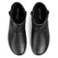 Hotter Boot MURMUR Ankle Boot with double zips EXTRA WIDE BLACK