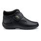 Hotter Boot MUSE Ankle Boot with strap and Zip EXTRA WIDE BLACK