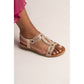 Lunar Wide Fit Sandal Indigo JLH616BG BEIGE