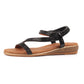Lunar Jazmine BLACK JLH613BB WIDE FIT Comfort Sandal