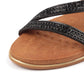 Lunar Jazmine BLACK JLH613BB WIDE FIT Comfort Sandal