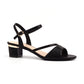 Lunar Jen BLACK Block Heel Dress Sandal JLH585AA