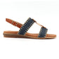 Lunar Jules NAVY Comfort Footbed Mule Sandal JLH587