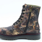 Heavenly Feet Justina Peony FOREST Green 8 eyelet Boot With Zip