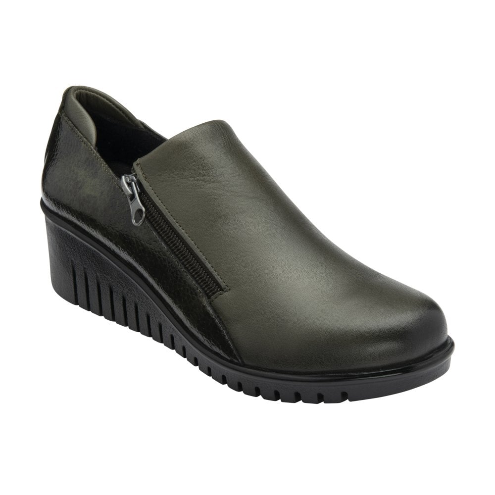 Lotus Altan KHAKI High Fronted Shoe Boot