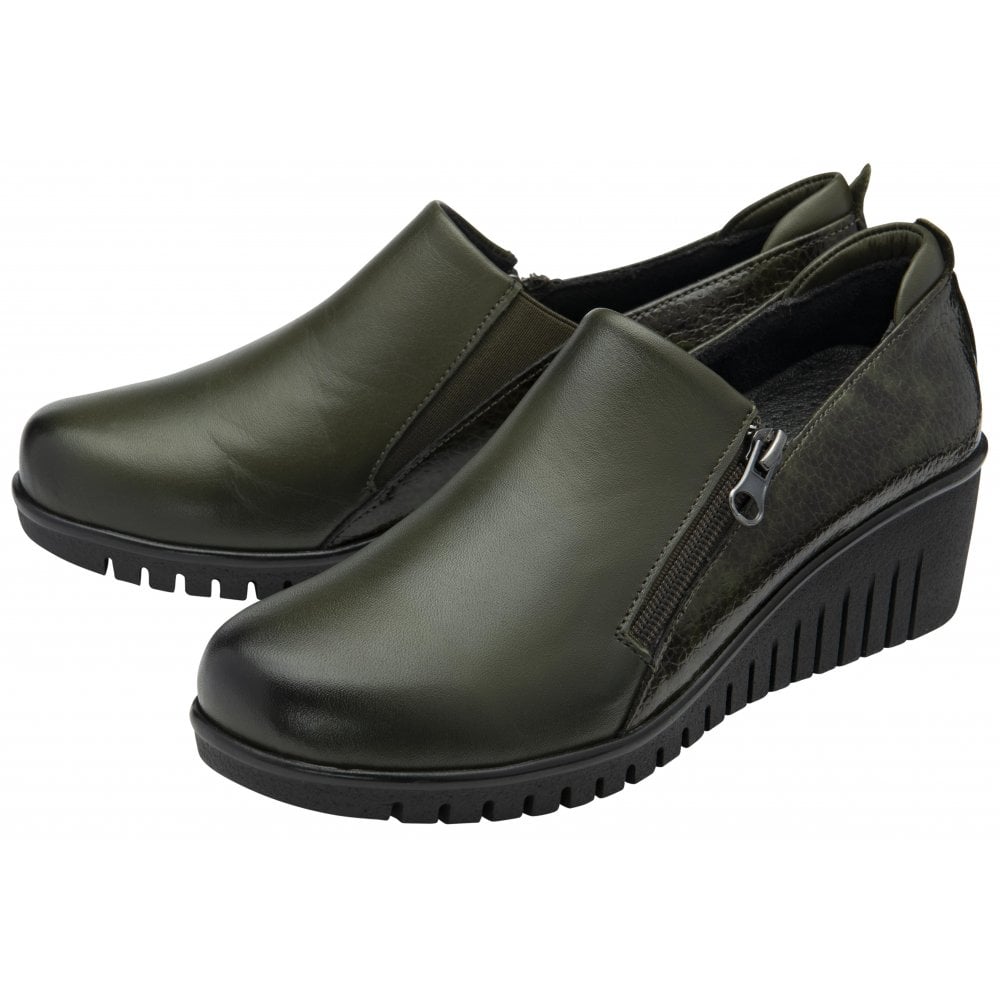 Lotus Altan KHAKI High Fronted Shoe Boot