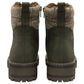 Lotus Stefani Khaki Waterproof Lace up Boots with Zip