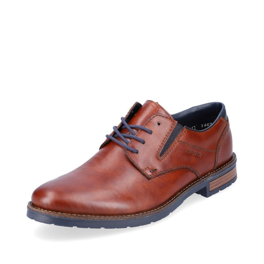 Rieker 14621 BROWN Leather Lace Up Shoe 14621-24
