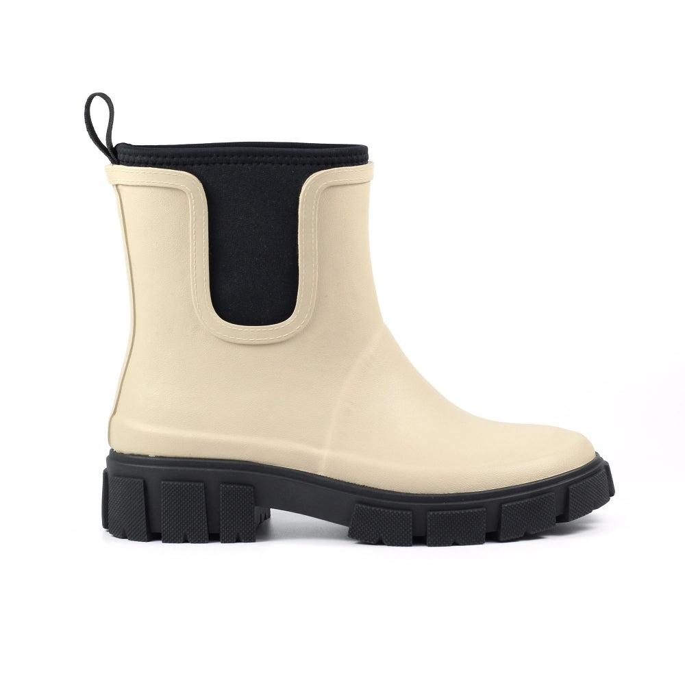 Lunar Lake CREAM Stylish Wellington Boot ELZ006-CR
