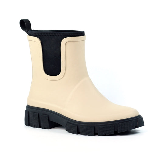 Lunar Lake CREAM Stylish Wellington Boot ELZ006-CR