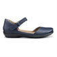 Hotter Lake NAVY Leather Bar Shoe