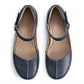 Hotter Lake NAVY Leather Bar Shoe