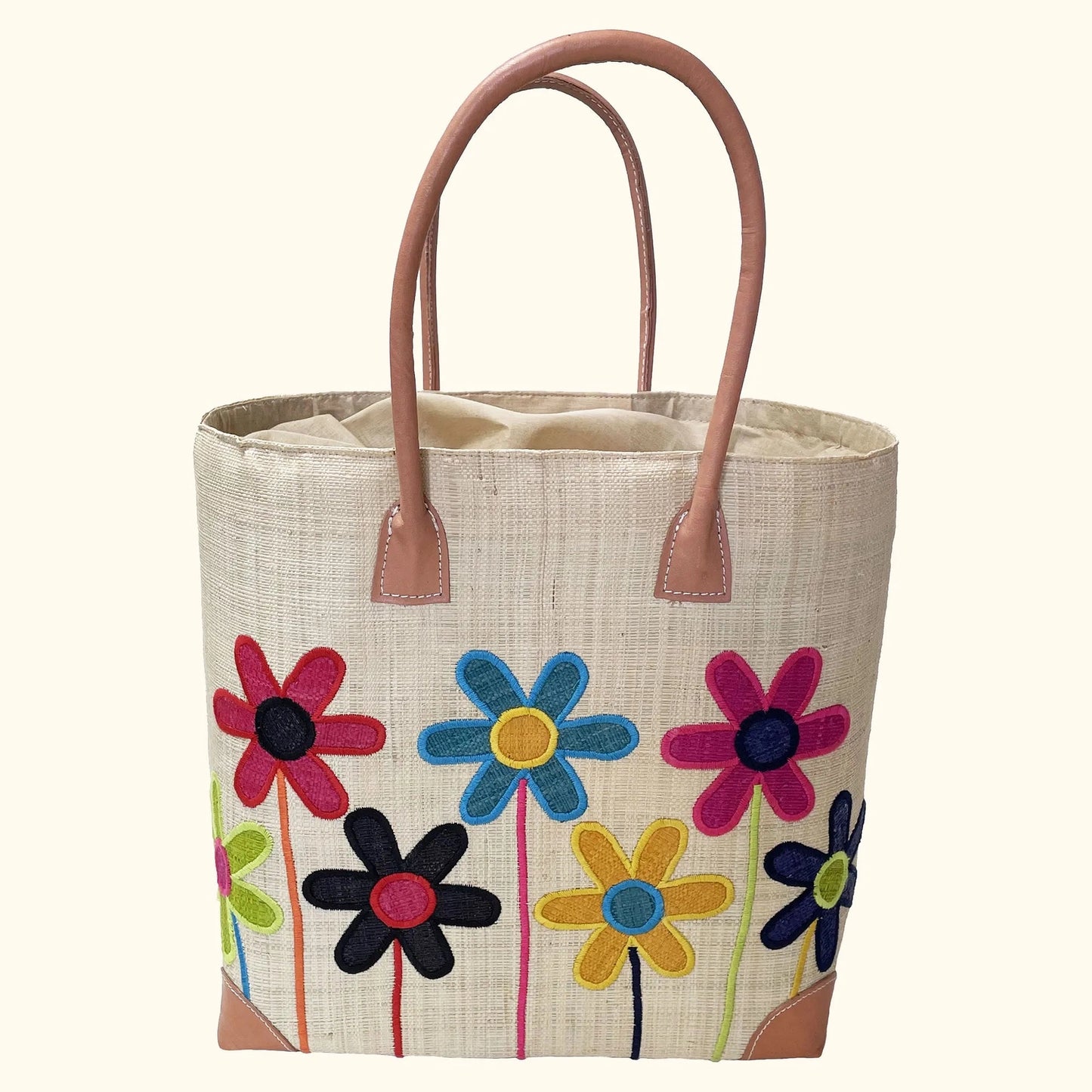 Basket Basket Flower Stem Tote Bag Large NATURAL MAT069