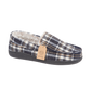 Jo & Joe Livingston NAVY Check Lined Slipper