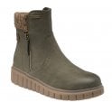 Gwen Ulb563 KHAKI Ankle Boots